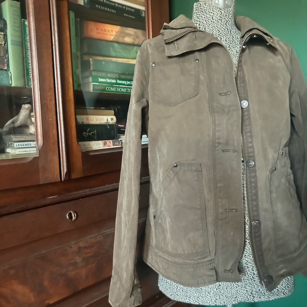 Women’s Eddie Bauer Waxed Brown Jacket